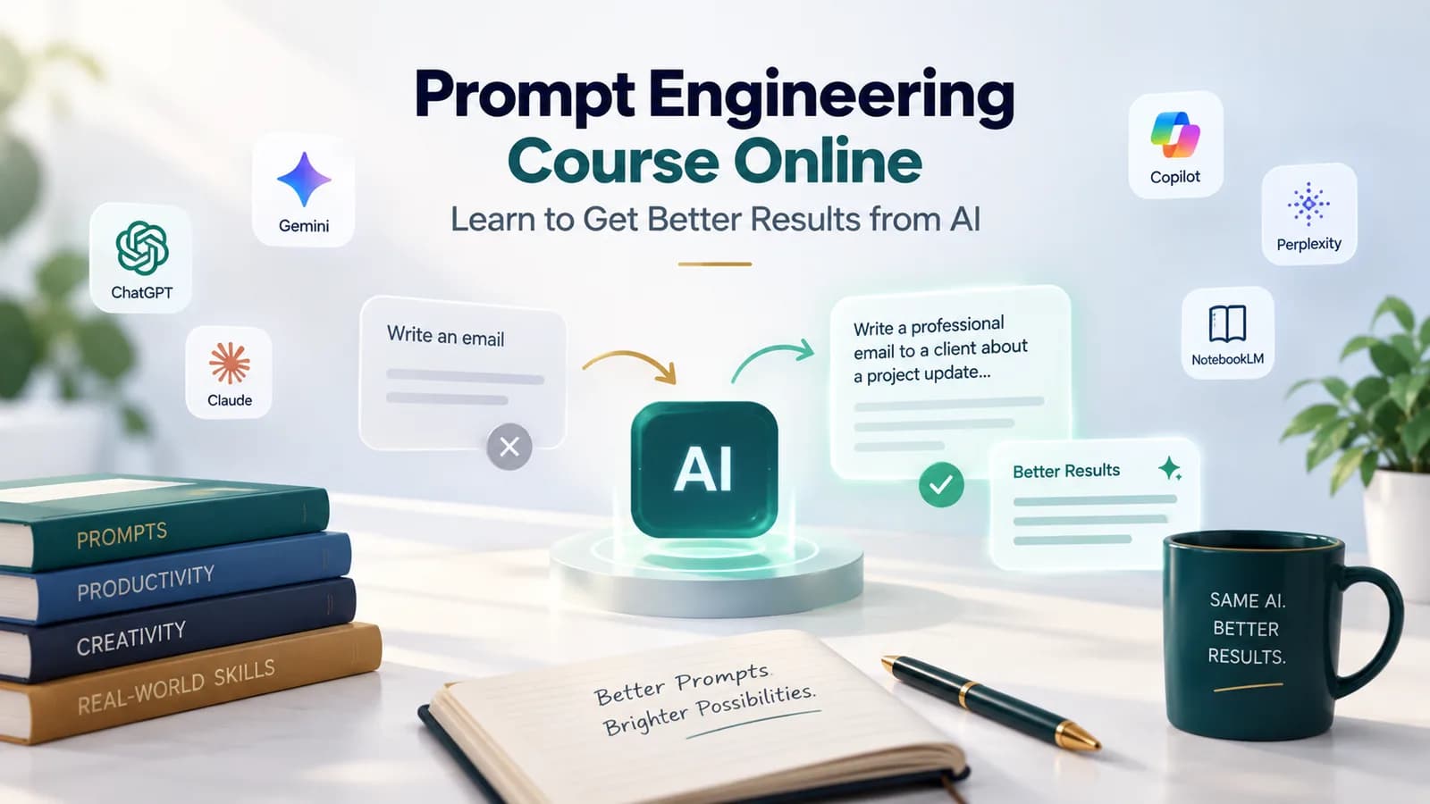 Prompt Engineering Course Online — cover illustration